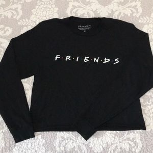 FRIENDS Long-sleeved Cutoff Shirt
